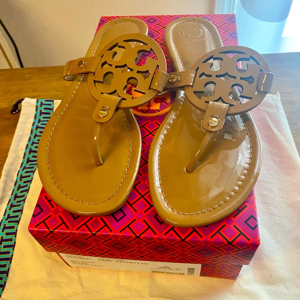 Tory Burch Miller sandal in Sand color